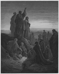 Die Apostel predigen das Evangelium